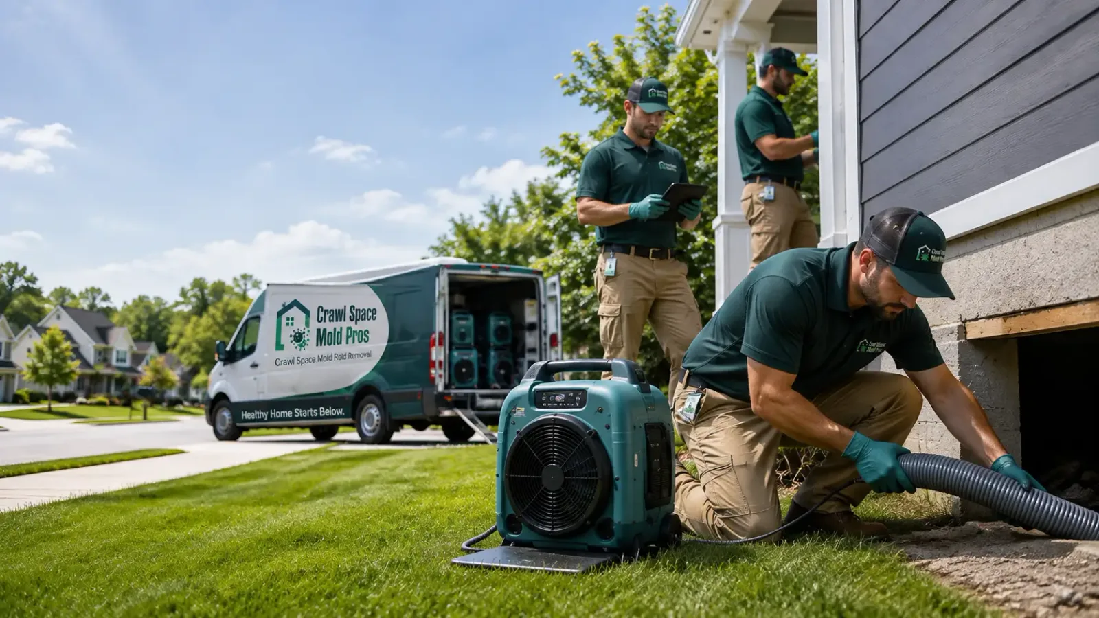 Crawl Space Mold Removal in East Dubuque, IL